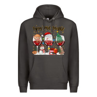 Smoke tipsy and bright christmas Premium Hoodie - MaliasSmallBusiness