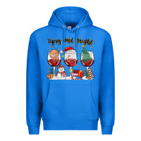 True Royal tipsy and bright christmas Premium Hoodie - MaliasSmallBusiness