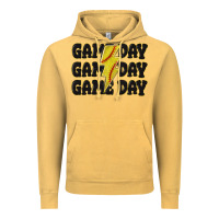 Vintage Mustard game day game day game day softball Vintage Hoodie - MaliasSmallBusiness