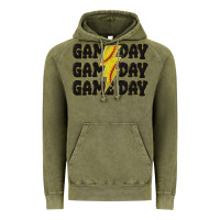 Vintage Olive game day game day game day softball Vintage Hoodie - MaliasSmallBusiness