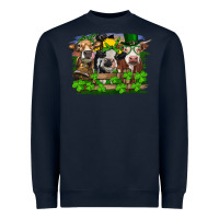 Navy st patricks day heifers Heavyweight Sweatshirt - RanaPortraitStore