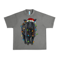Tornado christmas black angus cattle with lights Urban Heavy Tee - RanaPortraitStore