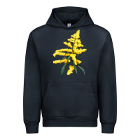 Navy Botanical Goldenrod Illustrations Urban Hoodie - LillyAllenDesigns