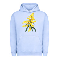 Pigment Grape Ice Botanical Goldenrod Illustrations Urban Hoodie - LillyAllenDesigns