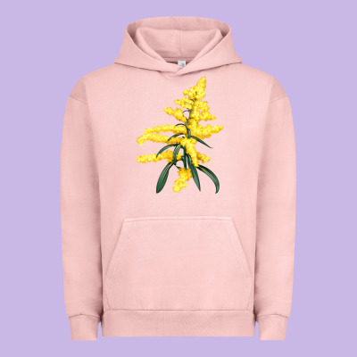 Botanical Goldenrod Illustrations Urban Hoodie Designed By Lillyallendesigns