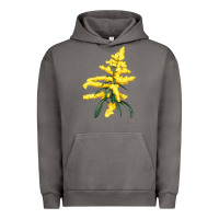 Pigment Tornado Botanical Goldenrod Illustrations Urban Hoodie - LillyAllenDesigns