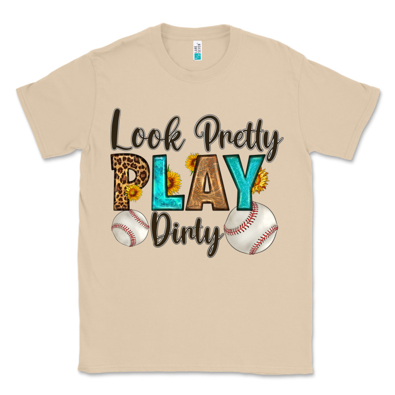 Look Pretty  Play Dirty Classic Tee by HRA Design Shop | Teevron