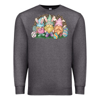 Charcoal Heather Easter Day gnomes Premium Sweatshirt - NancyCooperArtShop