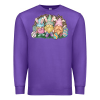 Purple Easter Day gnomes Premium Sweatshirt - NancyCooperArtShop