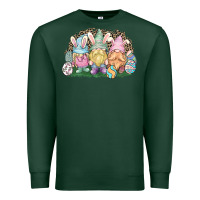 Sports Green Easter Day gnomes Premium Sweatshirt - NancyCooperArtShop