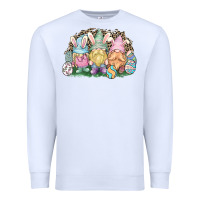 White Easter Day gnomes Premium Sweatshirt - NancyCooperArtShop