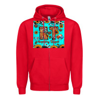 Red rt respiratory therapist Zipper Hoodie - JahusDesignShop