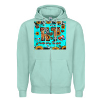 Seafoam rt respiratory therapist Zipper Hoodie - JahusDesignShop
