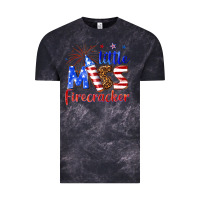 Cloud Black little miss firecracker billie wilder Vintage Tee - texasbilliewilder
