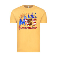 Vintage Mustard little miss firecracker billie wilder Vintage Tee - texasbilliewilder