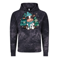 Cloud Black winter i'm udderly freezing baby cow Vintage Hoodie - MaliasSmallBusiness