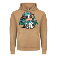 Vintage Camel winter i'm udderly freezing baby cow Vintage Hoodie - MaliasSmallBusiness