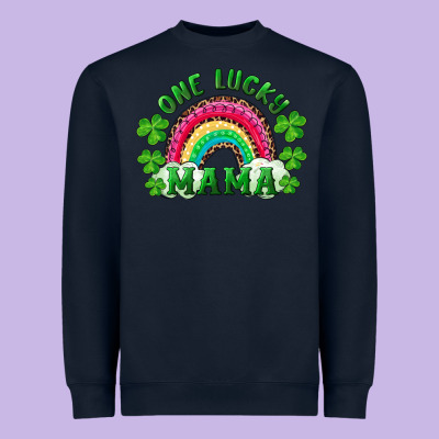 Heavyweight Sweatshirt st patricks day one lucky mama