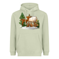 Matcha Christmas cookies Heavyweight Hoodie - Jasminsmagicworld