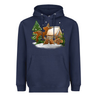 Navy Christmas cookies Heavyweight Hoodie - Jasminsmagicworld