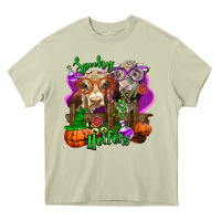 Mossy spooky halloween cows Heavy Core Tee - LillyAllenDesigns