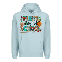 Blue Mist first day of school Premium Hoodie - NancyCooperArtShop
