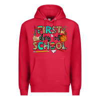 Cardinal first day of school Premium Hoodie - NancyCooperArtShop