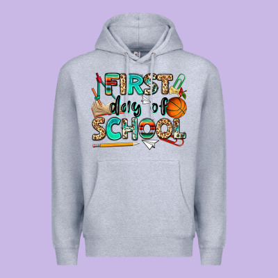First Day Of School Premium Hoodie Designed By Nancycooperartshop