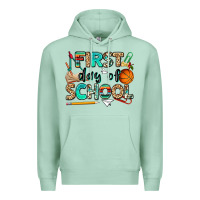 Seafoam first day of school Premium Hoodie - NancyCooperArtShop