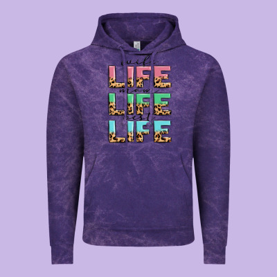 Vintage Hoodie wife life mom life best life