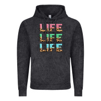 Vintage Black wife life mom life best life Vintage Hoodie - MaliasSmallBusiness