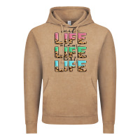 Vintage Coffee wife life mom life best life Vintage Hoodie - MaliasSmallBusiness