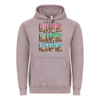 Vintage Zinc wife life mom life best life Vintage Hoodie - MaliasSmallBusiness