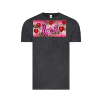 Vintage Black Valentine's Day Love Balloon Heart Balloons Vintage Tee - RanaPortraitStore