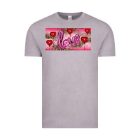 Vintage Zinc Valentine's Day Love Balloon Heart Balloons Vintage Tee - RanaPortraitStore