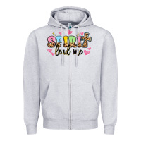 Heather Grey spirit lead me Zipper Hoodie - Artiststas
