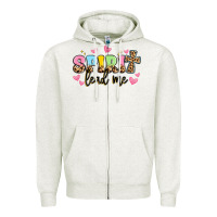 Oatmeal Heather spirit lead me Zipper Hoodie - Artiststas
