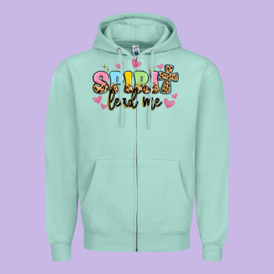 Spirit Lead Me Zipper Hoodie Designed By Artiststas