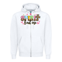 White spirit lead me Zipper Hoodie - Artiststas