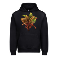 Black Croton Urban Hoodie - LillyAllenDesigns