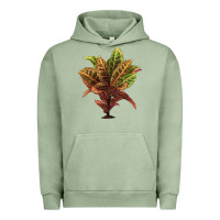 Pigment Oil Green Croton Urban Hoodie - LillyAllenDesigns