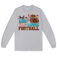 Moon Dust just a girl who loves football Long Sleeve Tee - HRA Design Shop