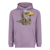 Lavender American White Sea Eagle Head Heavyweight Hoodie - LillyAllenDesigns