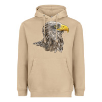 Mushroom American White Sea Eagle Head Heavyweight Hoodie - LillyAllenDesigns