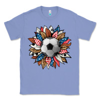 Colony Blue football sunflower Classic Tee - HRA Design Shop