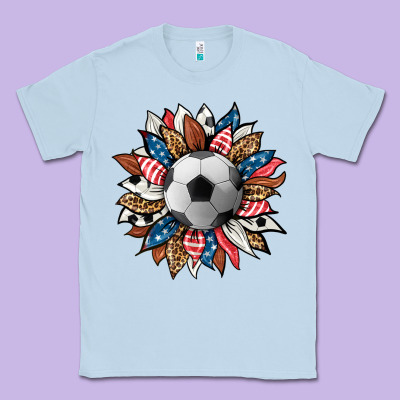 Football Sunflower Classic Tee Designed By Hra Design Shop