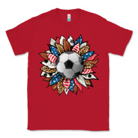 Red football sunflower Classic Tee - HRA Design Shop