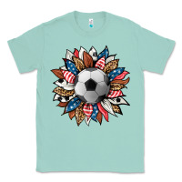 Seafoam football sunflower Classic Tee - HRA Design Shop