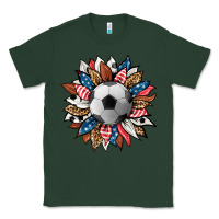 Sports Green football sunflower Classic Tee - HRA Design Shop