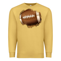 Antique Gold leopard american football patch Premium Sweatshirt - Jasminsmagicworld